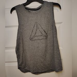 Reebok Charcoal Muscle Tee for Women Size Large Sleeveless